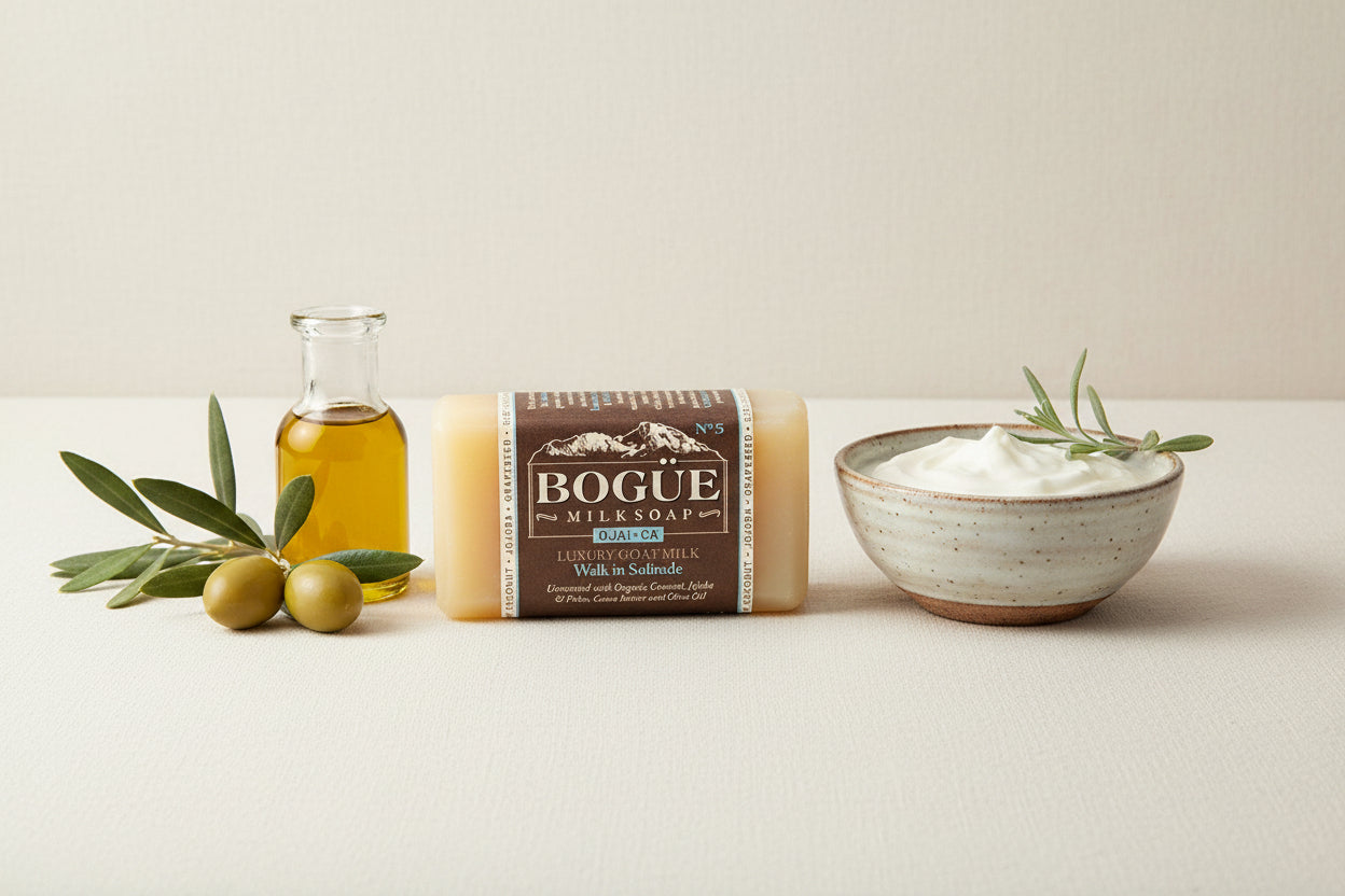 Organic Unscented Goat Milk Soap Walk in Solitude with goat milk 