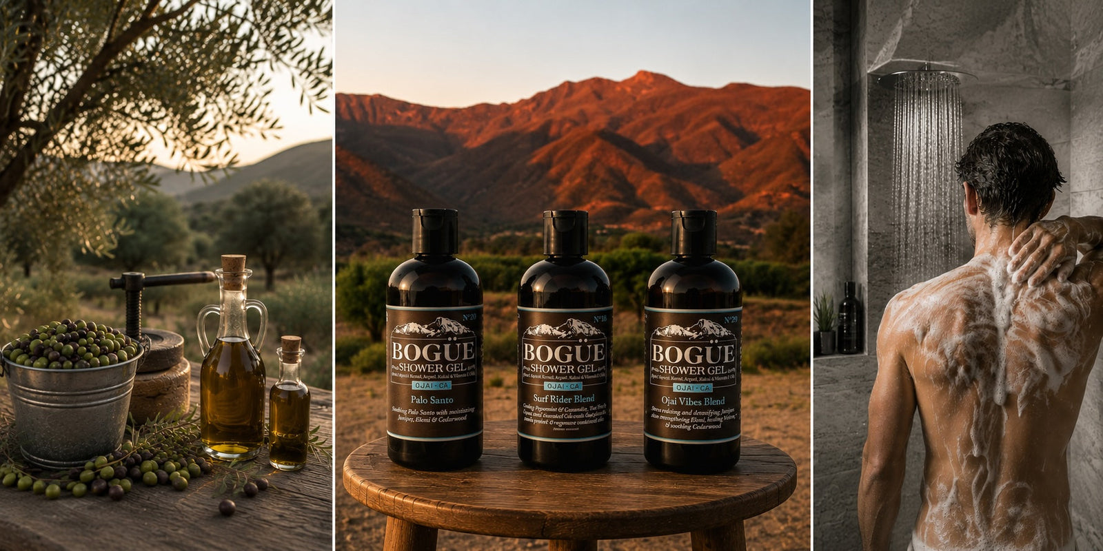 Organic shower gel Botanical Body Wash from olive oil for Daily Cleansing Rituals