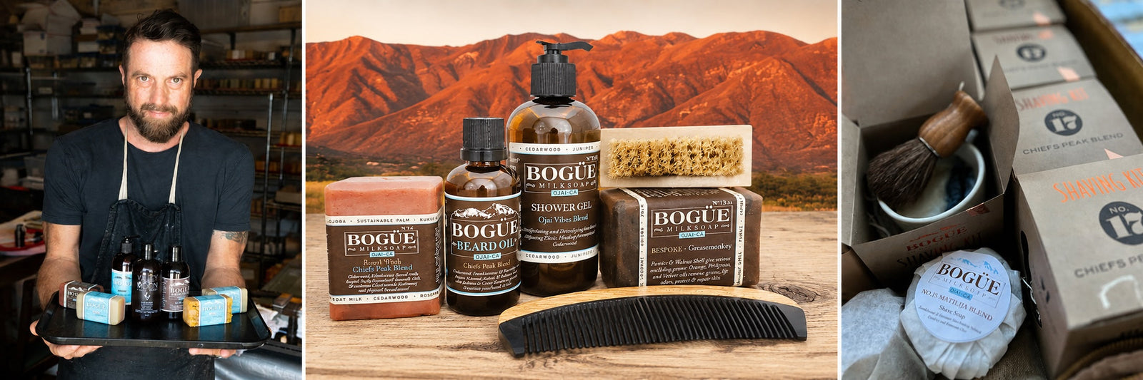 Bogue Men's grooming beard care shave kits