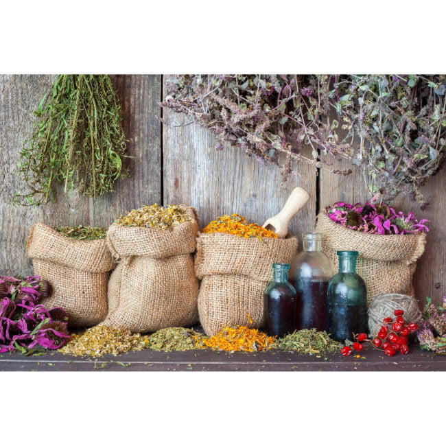 local botanicals infused into olive oil