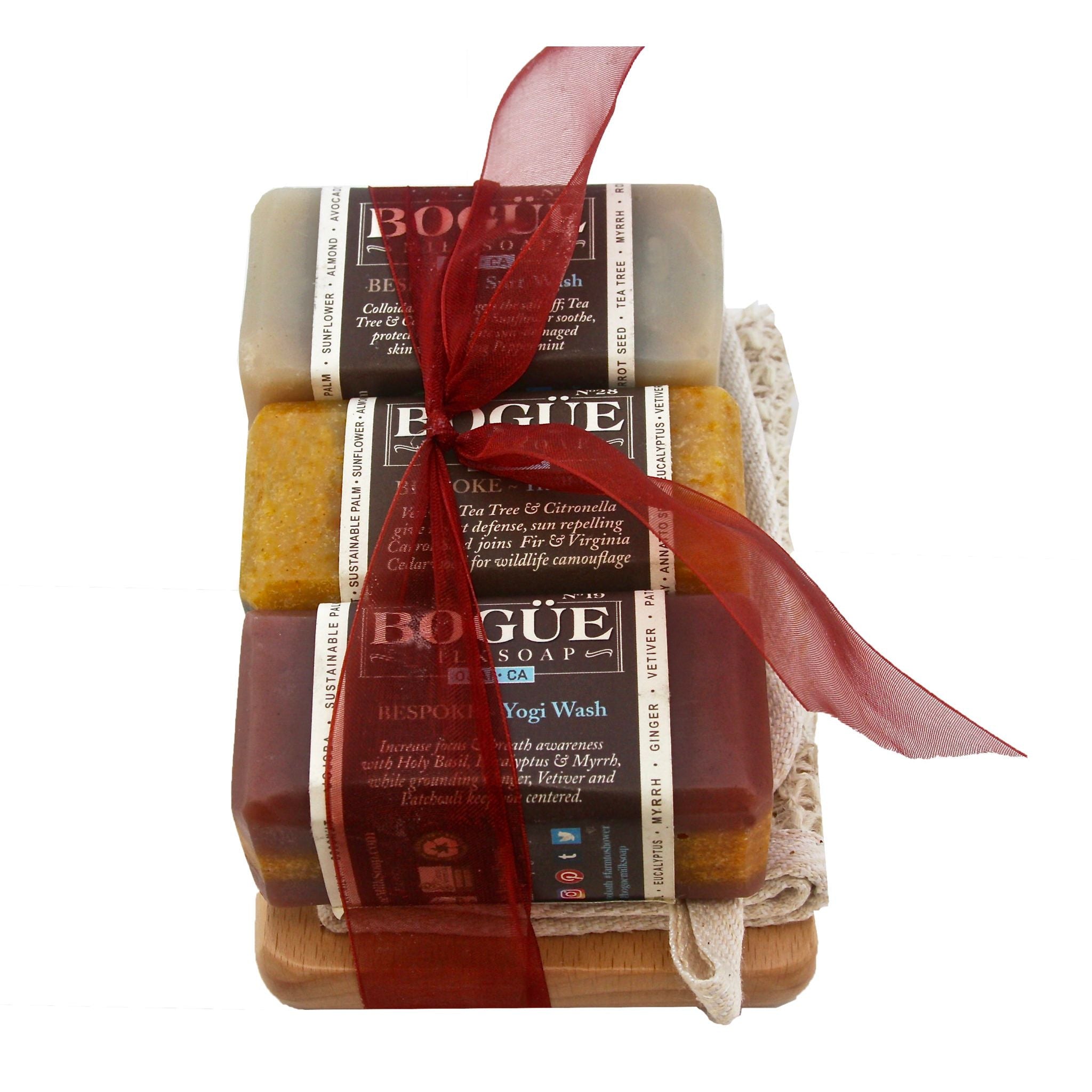 Goat Milk Soap Three bar Giftset- BESPOKE Blends for a healthy lifestyle