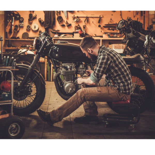 working on a motorcycle engine you need a greasemonkey soap to clean p