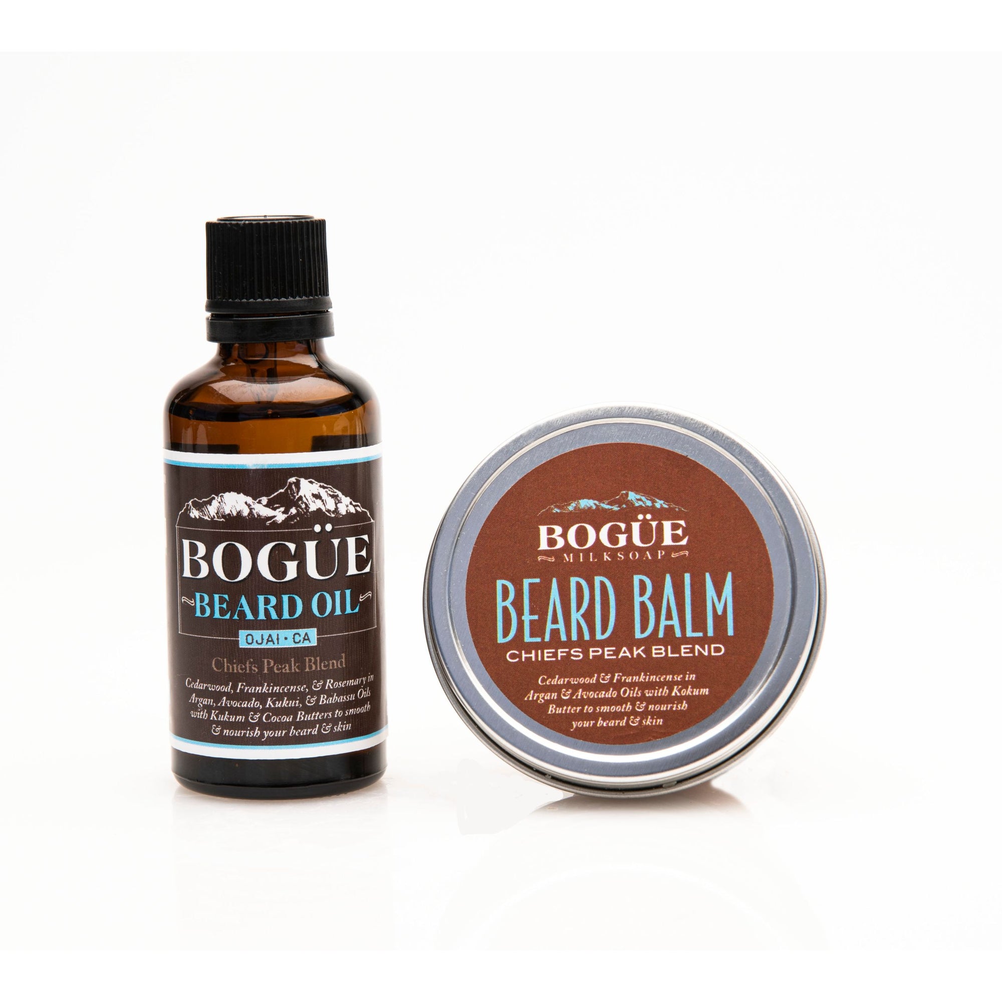 Cedarwood Beard Oil and balm for shine and conditioning with essential oils