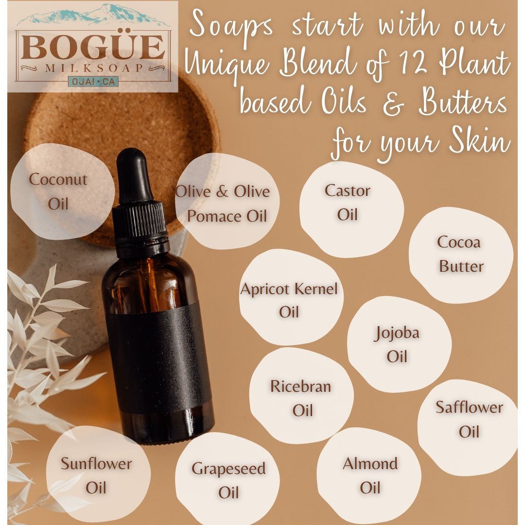 oils in base of organic soap