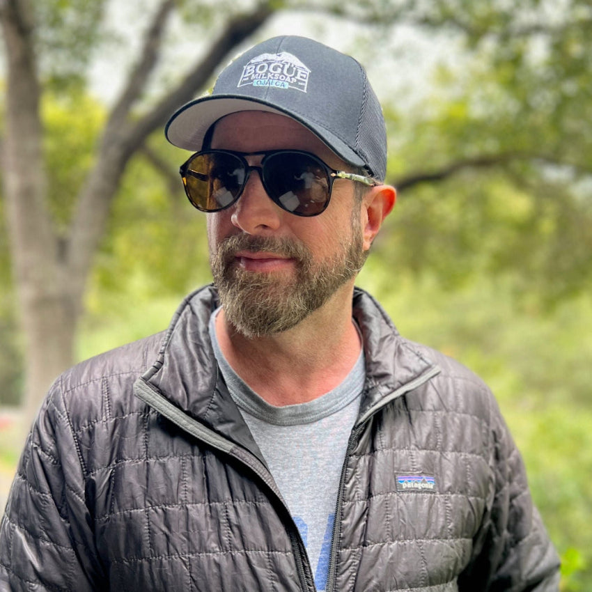 Bogue trucker hat black on black Ojai