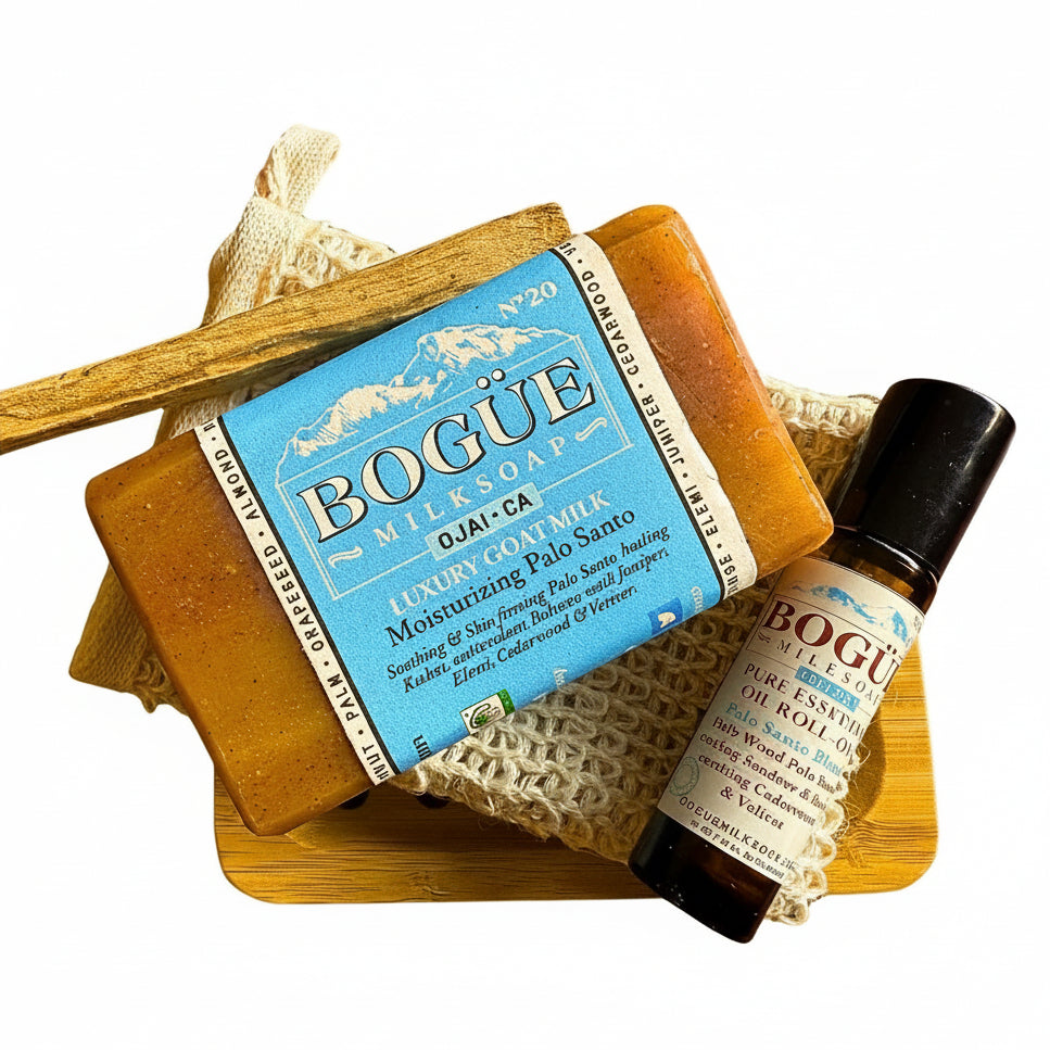 Palo Santo soap and essential oil giftset