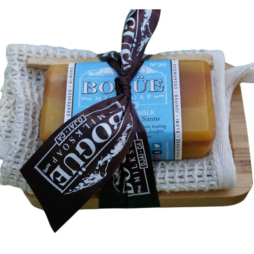 Palo Santo-Handmade Goat Milk Soap Set of two bar-Moisturizing with pure essential oils