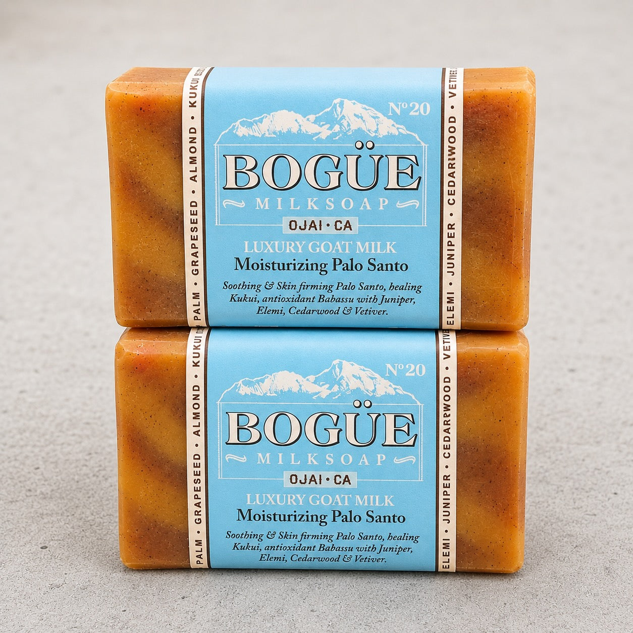 Palo Santo-Handmade Goat Milk Soap Set of two bar-Moisturizing with pure essential oils