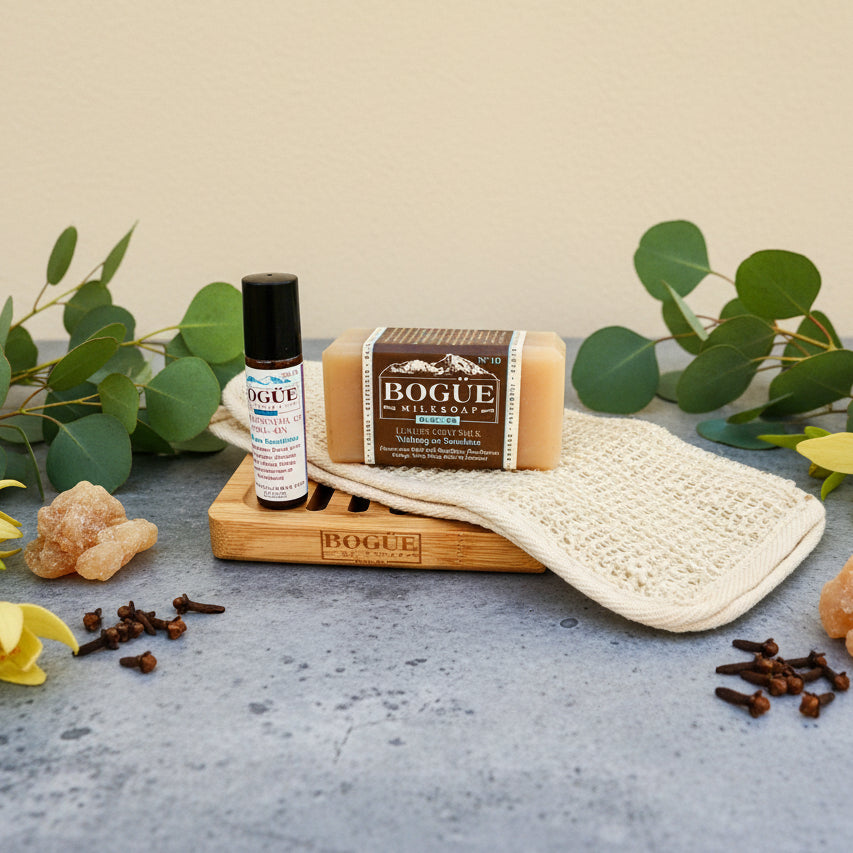 soap and essential oil gift set