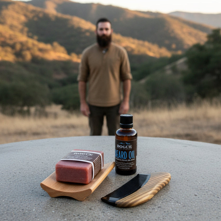 beard soap and beard oil beard grooming giftset