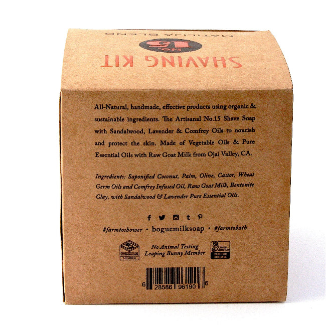 ingredients of shaving soap kit
