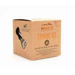 cedarwood goat milk shaving soap kit with brush