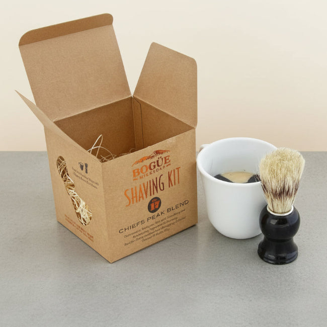 shave soap kit item out of box