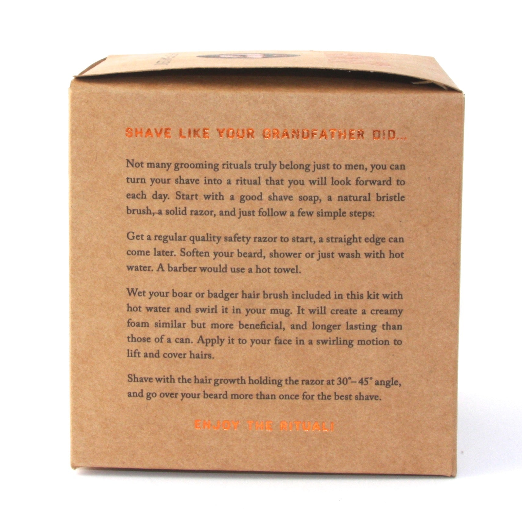 shave like your grandfather goat mike shaving soap kit