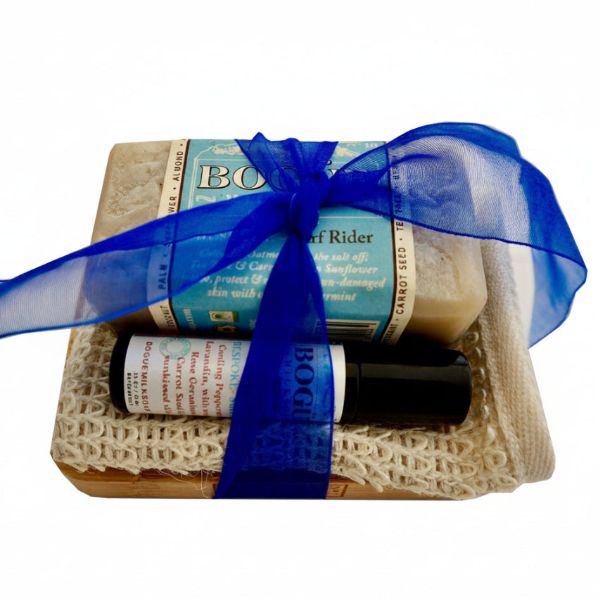 surf goat milk soap and essential oil rol-on
