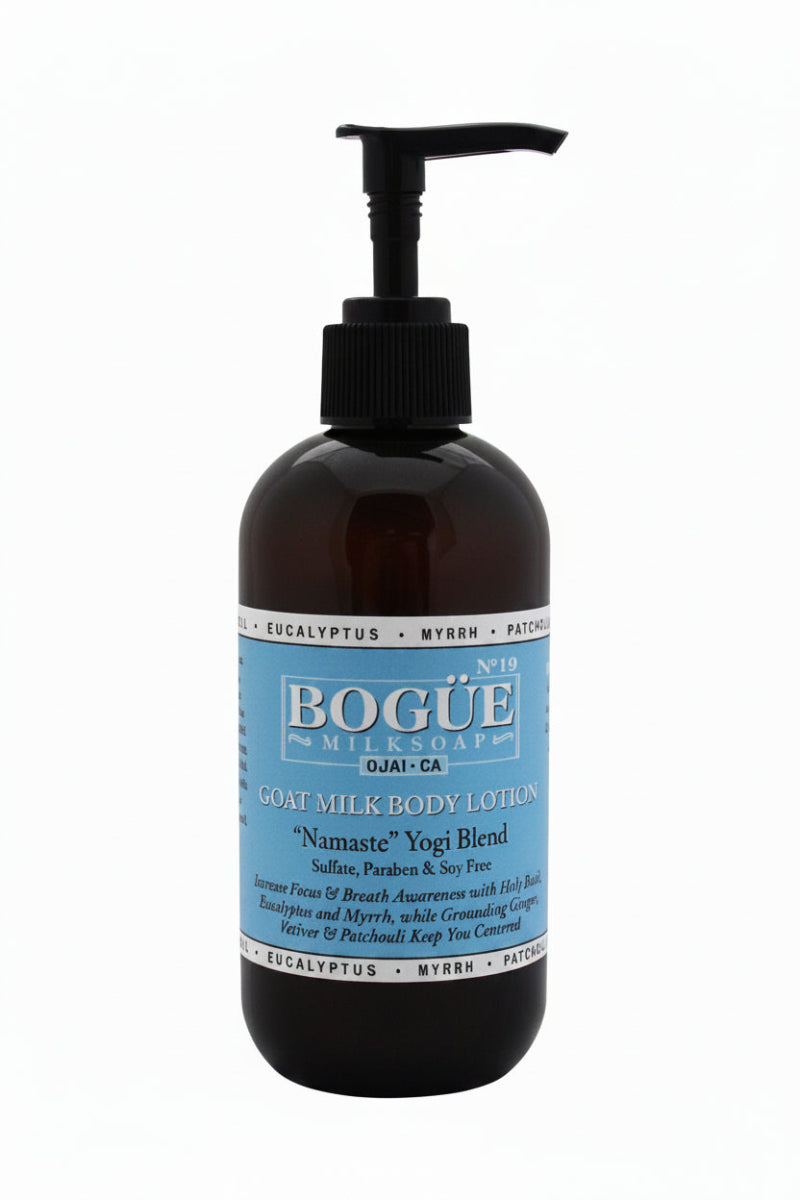 eucalyptus goat milk body lotion yoga blend