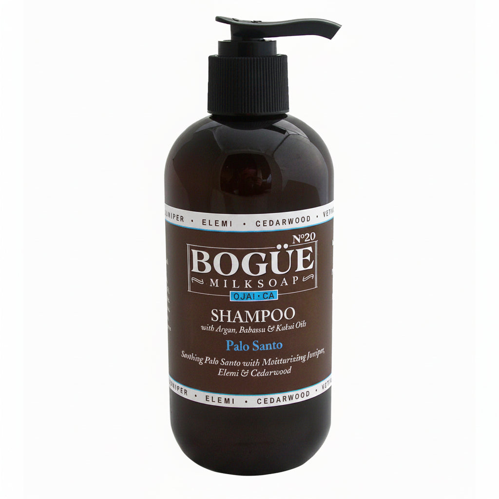 Palo Santo Organic Shampoo with essential oils added argan & kukui