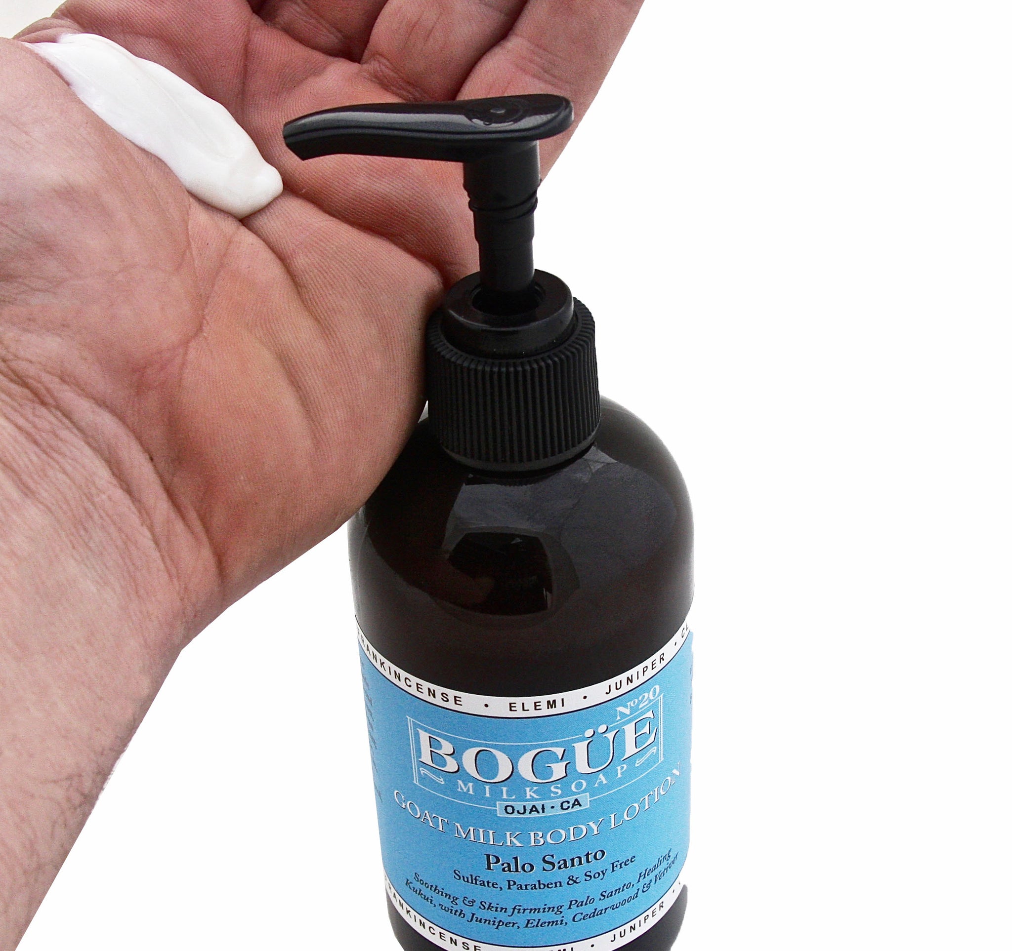 Palo Santo Rejuvenating Goat Milk Lotion-No.31 Wellness Blend with peppermint