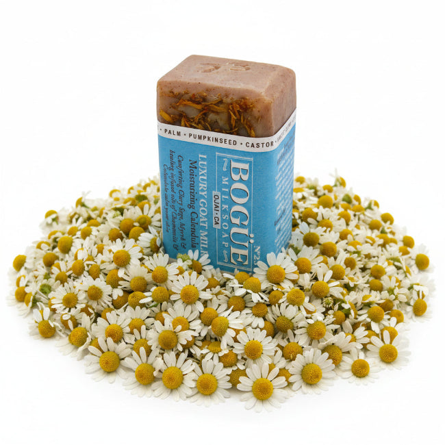calendula soap with chamomile essential oil