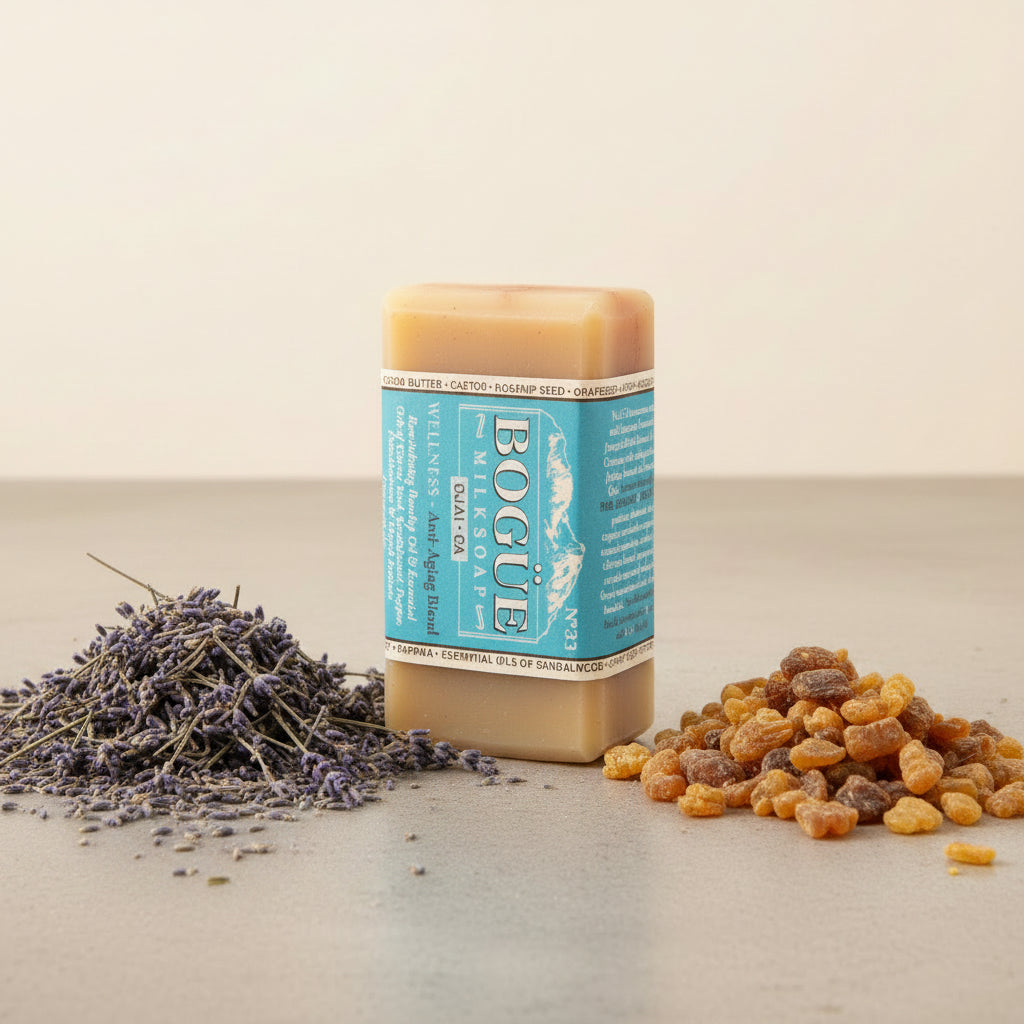 handmade skin revitalizing soap BMS wellness anti-aging blend