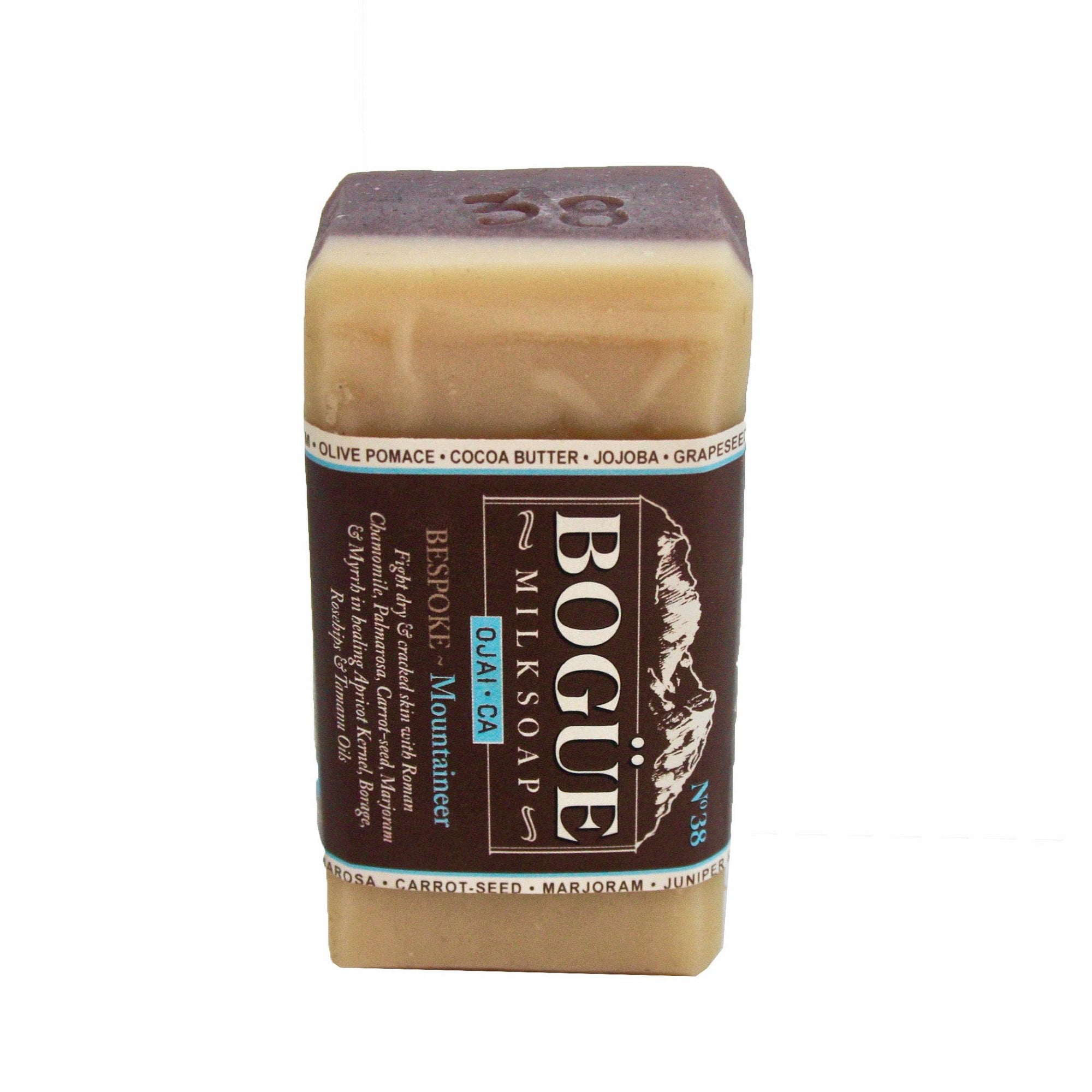 Chamomile Goat Milk Soap BESPOKE Mountaineer blend with essential oils for dry & cracked skin