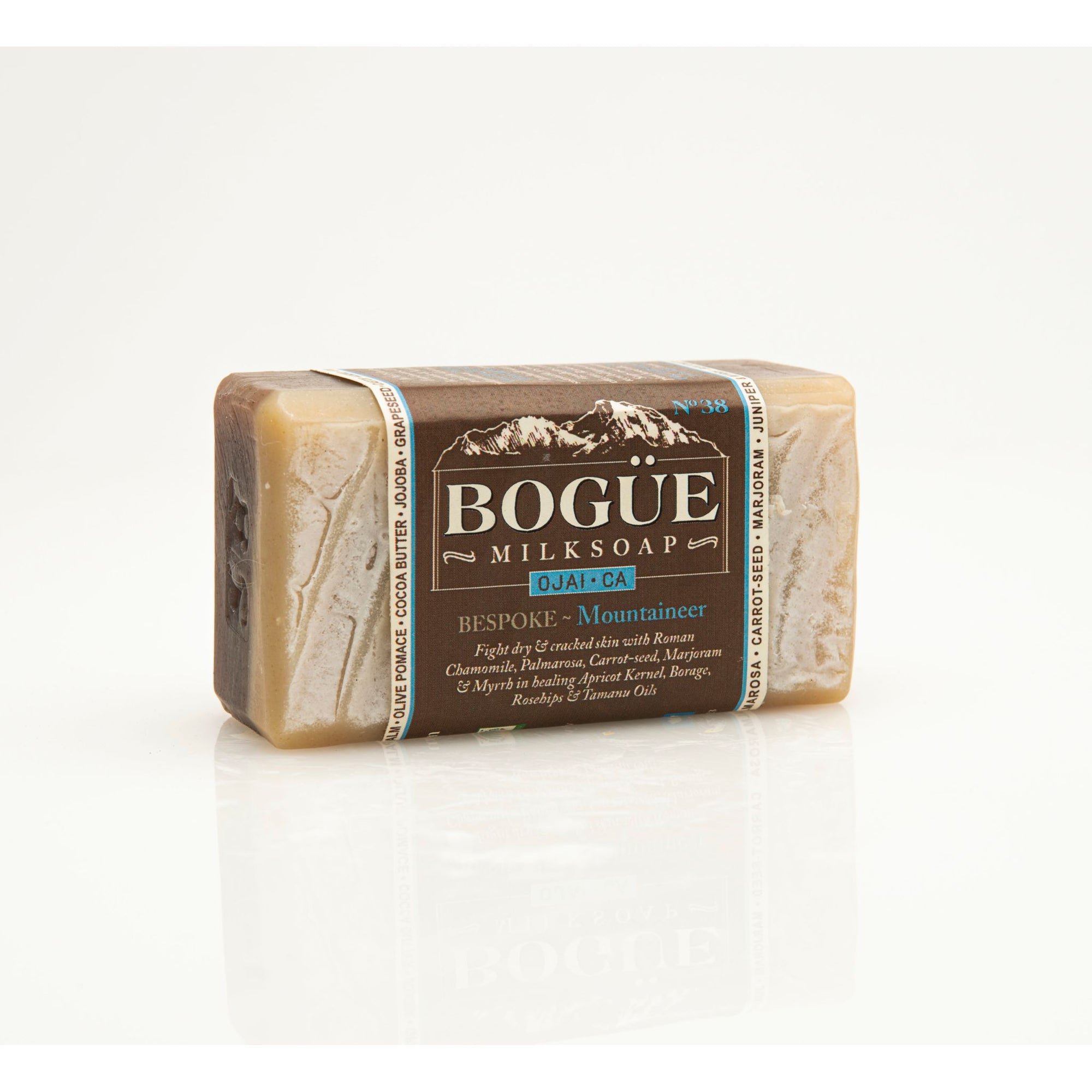 Chamomile Goat Milk Soap BESPOKE Mountaineer blend with essential oils for dry & cracked skin