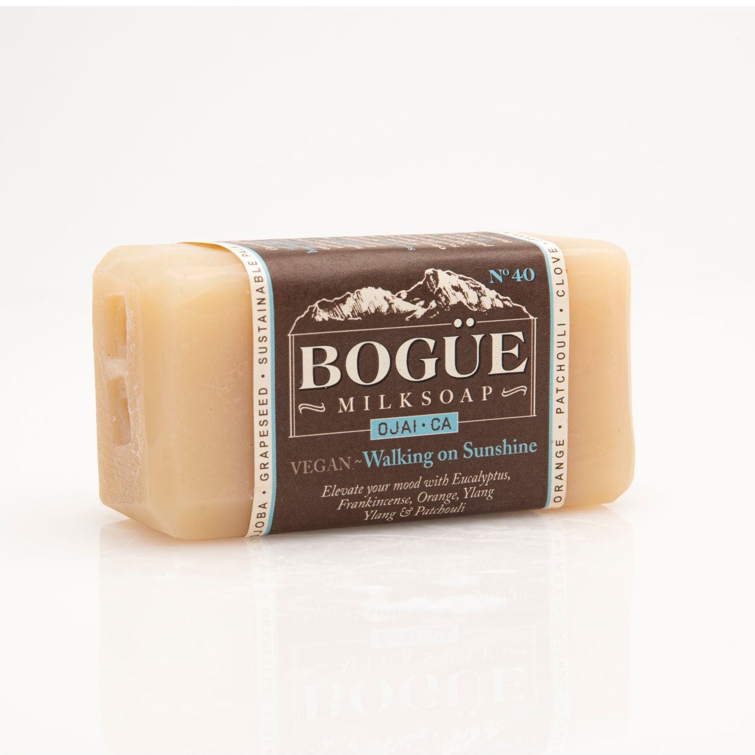 handmade vegan coconut milk soap with eucalyptus