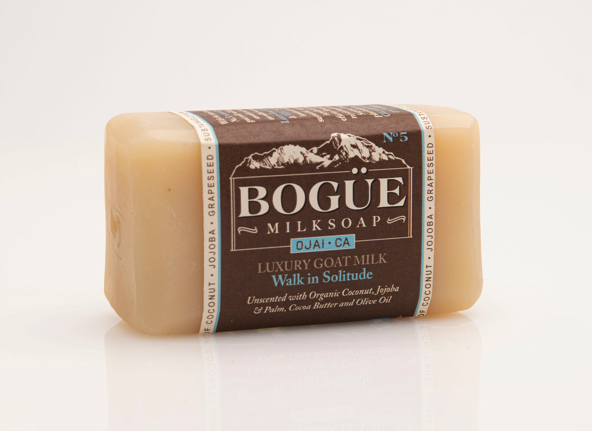 Organic Goat Milk Soap for sensitive skin- No.5 Walk in Solitude fragrance free