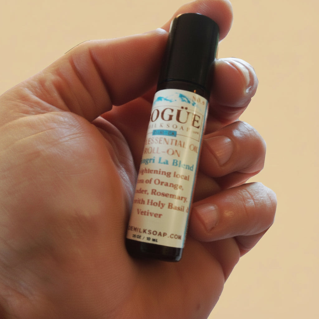 lavender No.9 roll-on in hand 10ml size
