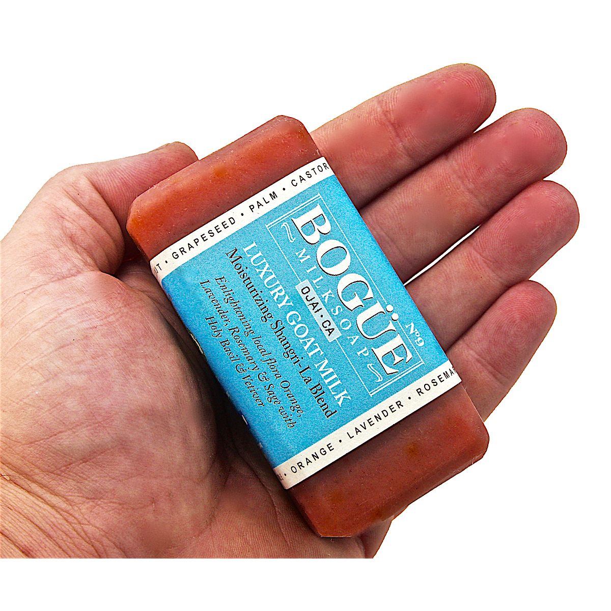 Lavender & Rosemary Goat Milk Soap Moisturizing No.9 Shangri-La Blend with Kaolin Clay