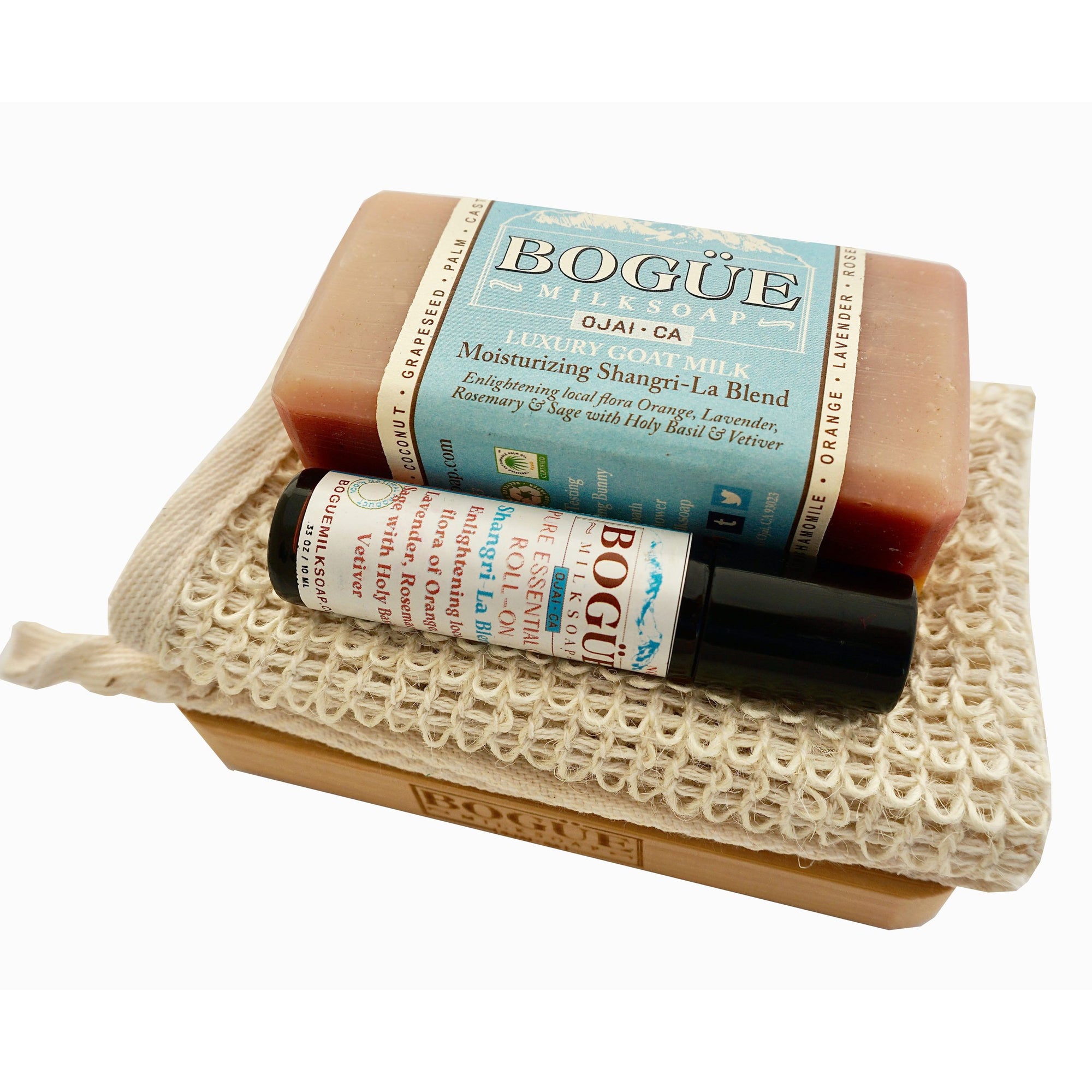 Lavender & Rosemary Goat Milk Soap Moisturizing No.9 Shangri-La Blend with Kaolin Clay