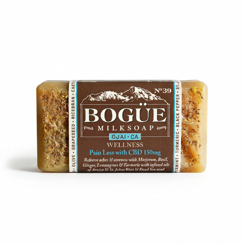 goat milk soap with CBD and arncal and essential oils
