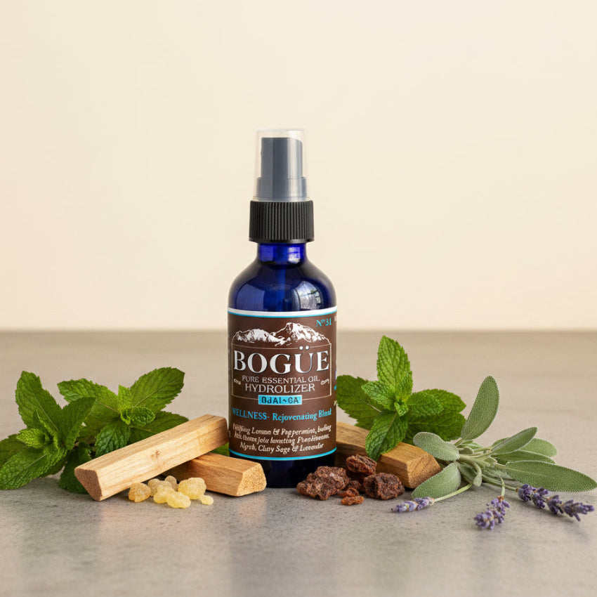Palo santo frankincense lavender essential oil spray