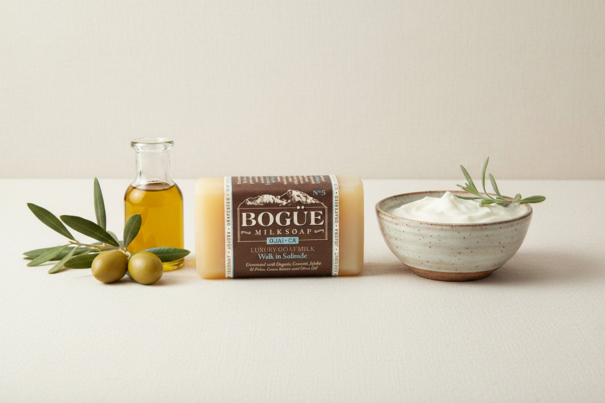 Organic Unscented Goat Milk Soap Walk in Solitude with goat milk 