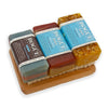 Soap giftset of 3 bars of all natural soap with clays and essential oil blends