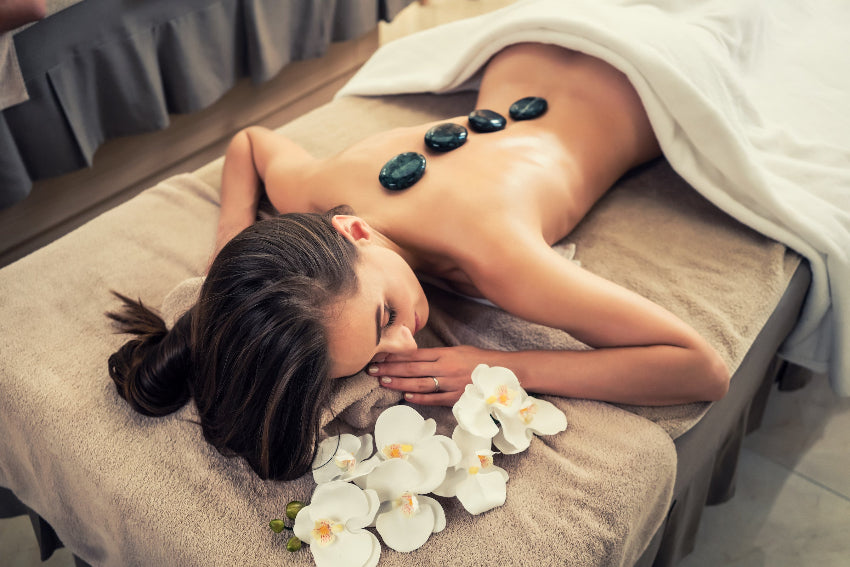 rejuvenating wellness ritual with essential oils