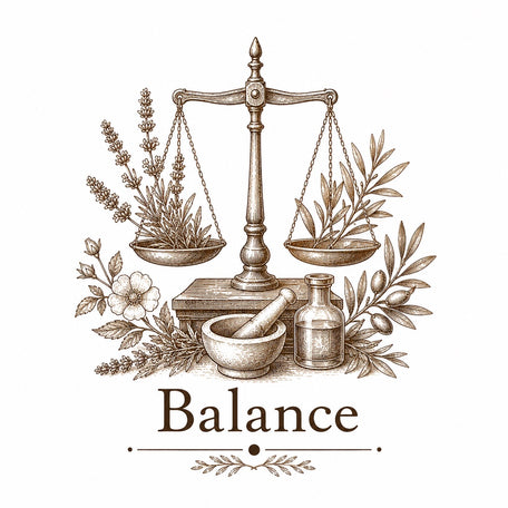 balance essential oil blends in bath with balancing oils and goat milk