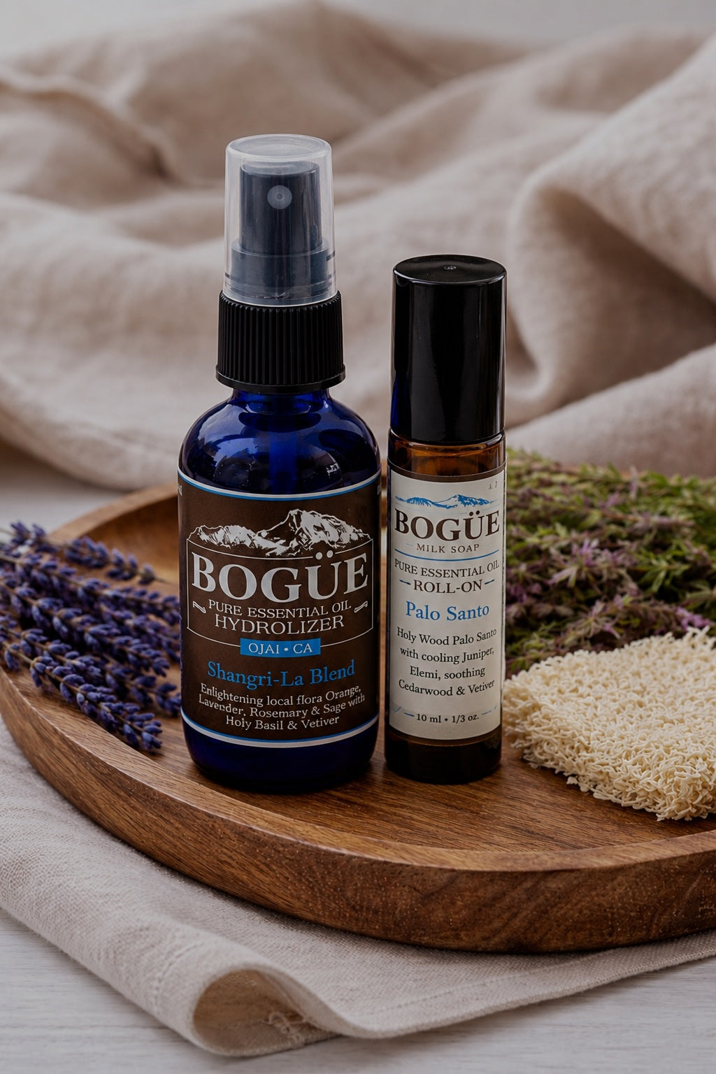 Bogue essential oil botanical aromatherapy collection