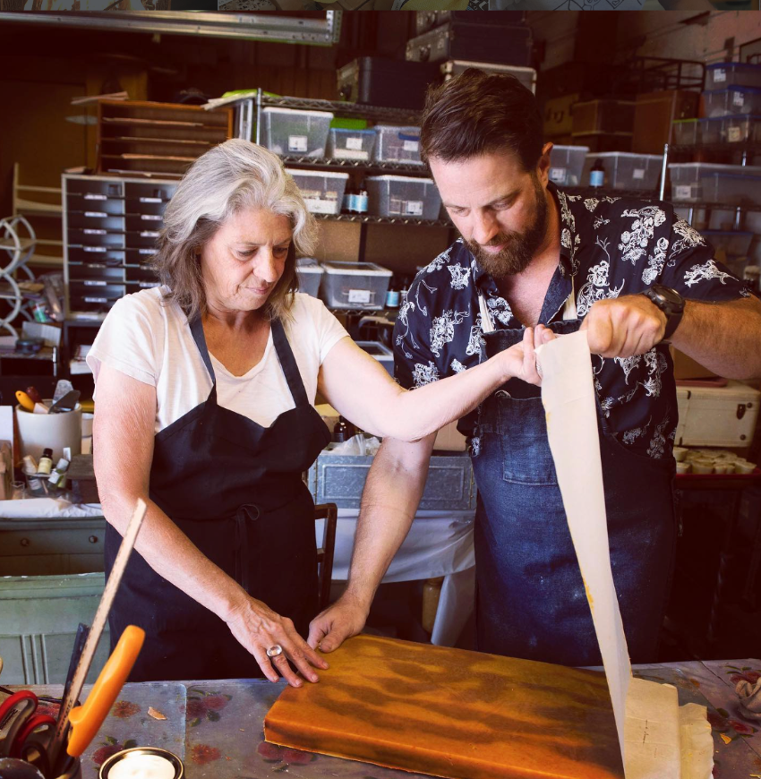 three generations of Bogue making soap in Ojai, CA