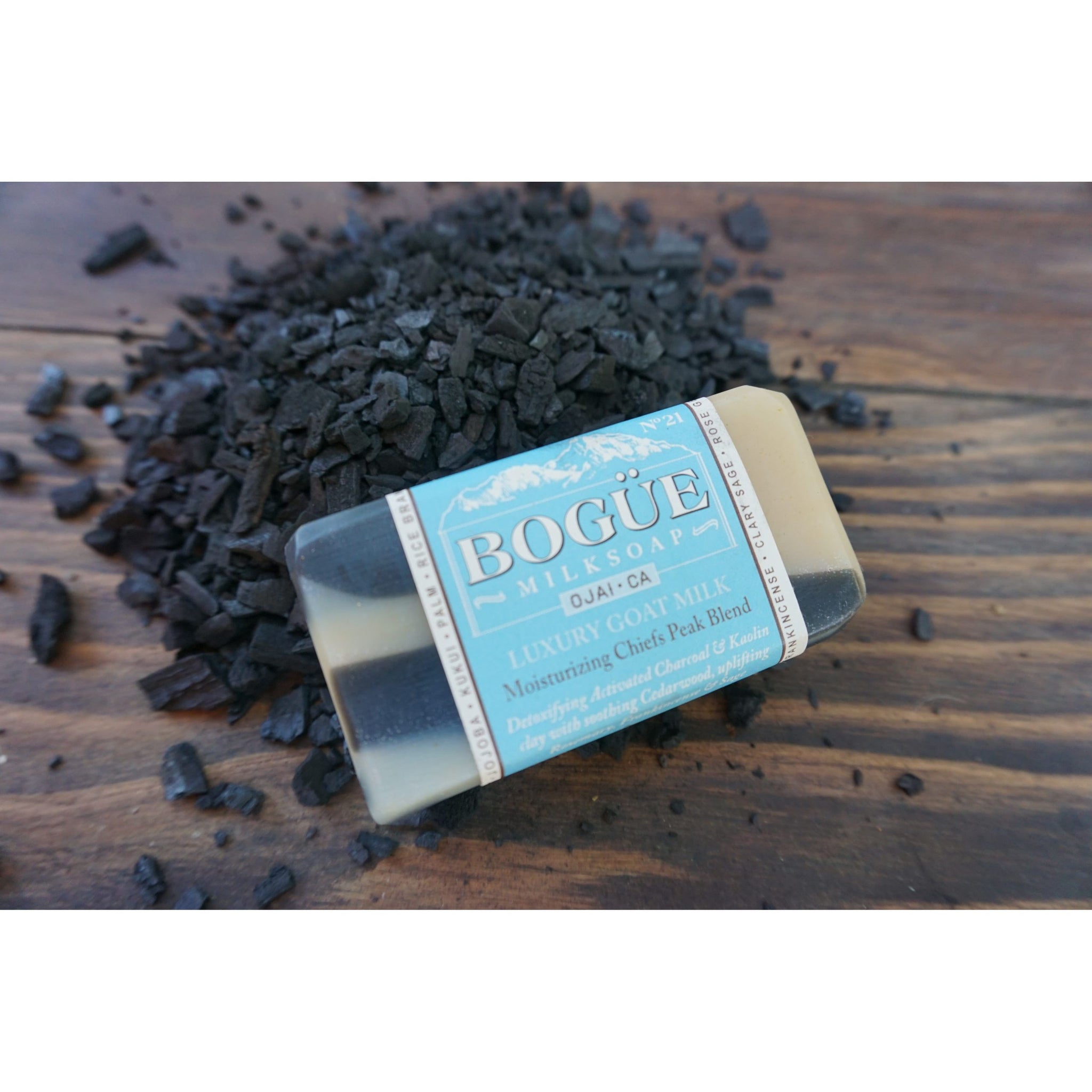 Detoxifying Goat Milk Soap Giftset–Charcoal Moisturizing Chiefs Peak No.21 Blend