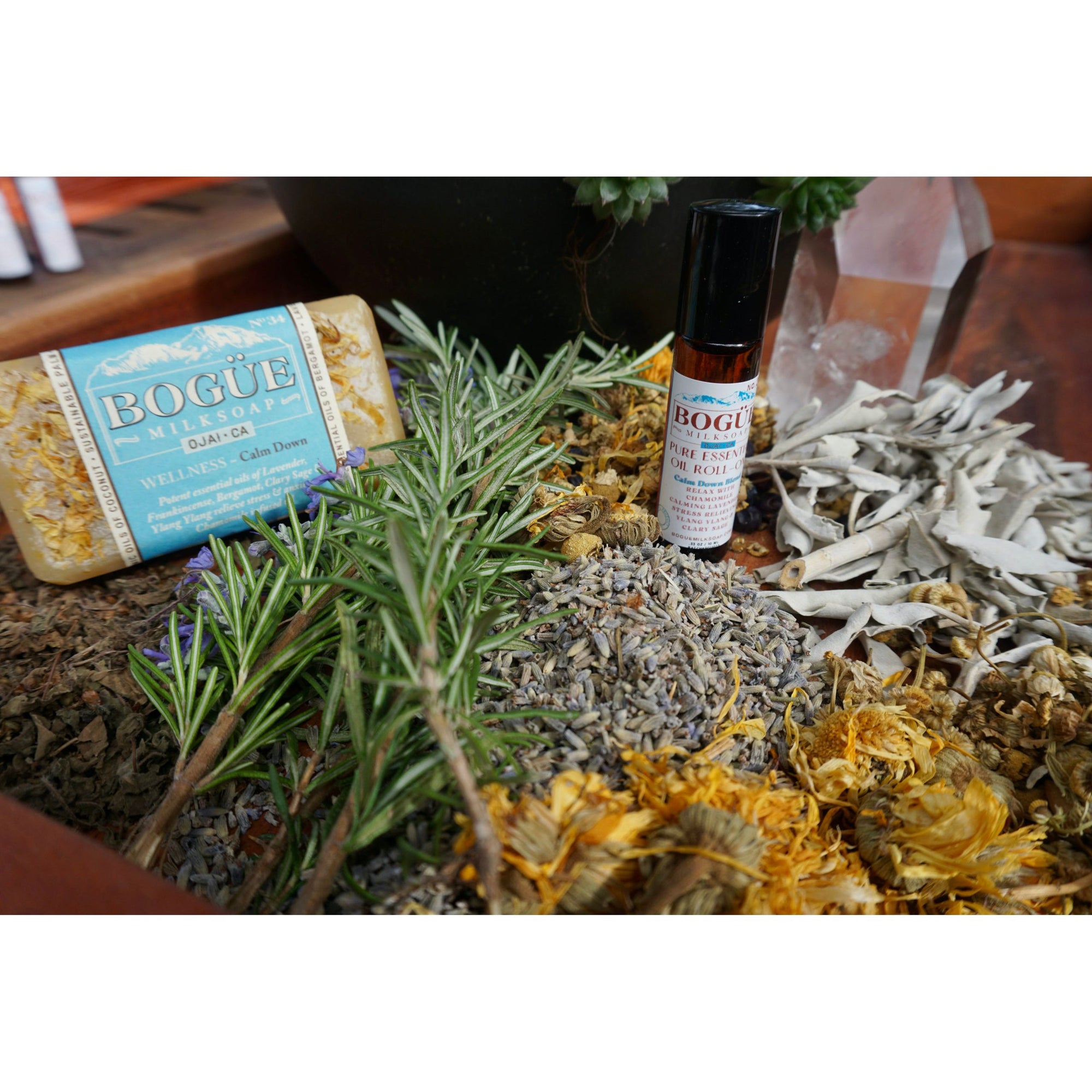 Chamomile Essential Oil Roll-On Calm Down Wellness No.34 Blend- with Calming Lavender