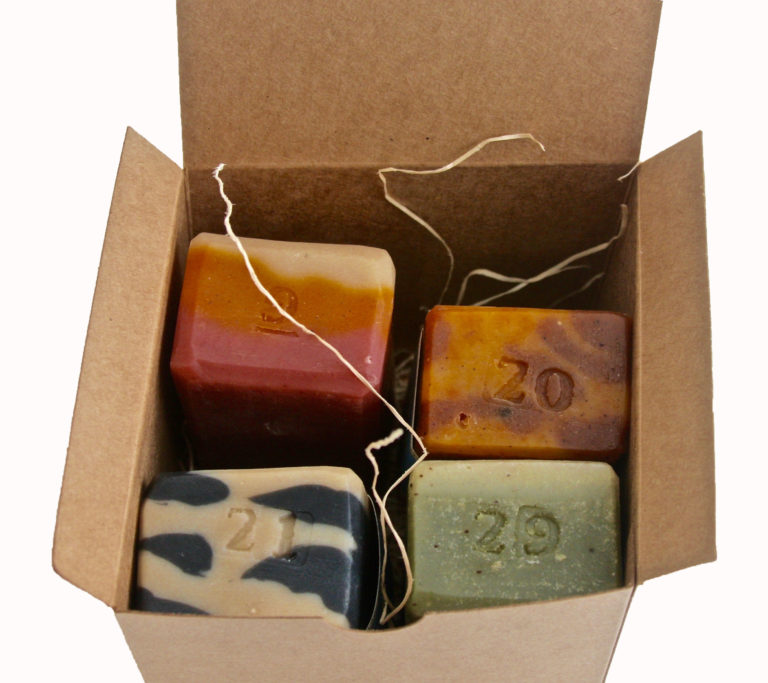 Mix & Match- Aromatherapy, Moisturizing & Exfoliating Four Bar Gift Box Set