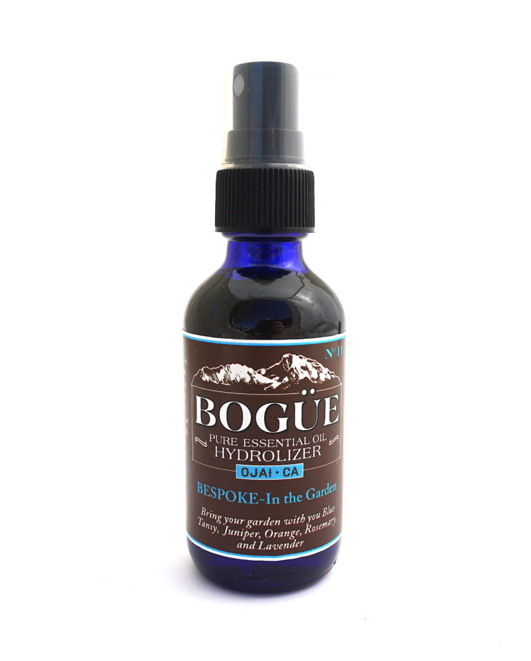 Pure Essential Oil Hydrolizer Spray Bogue BESPOKE No.11 In the Garden Blend- Blue Tansy, Herbs and antiseptic/antibacterial Lavender & Tea Tree
