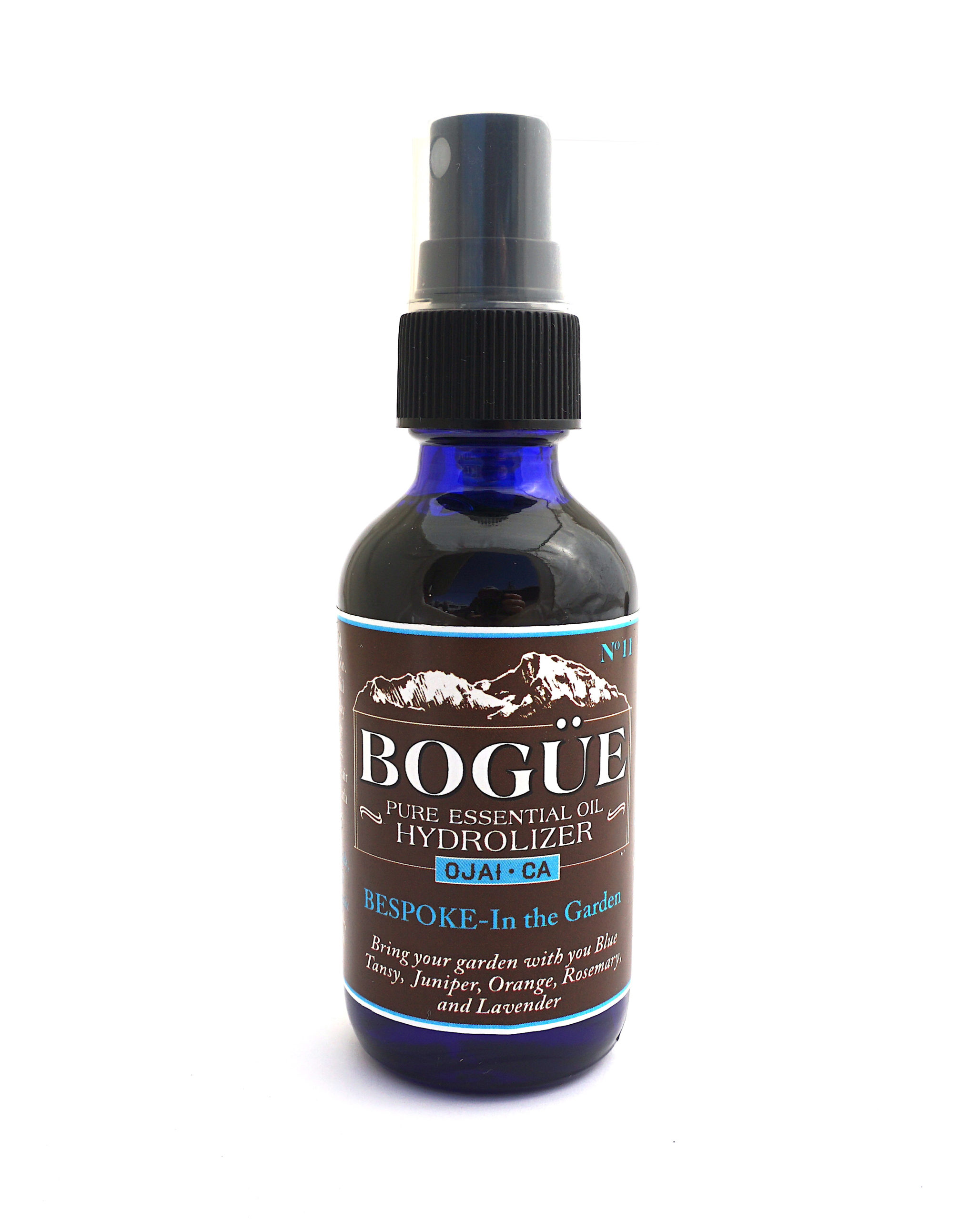 Pure Essential Oil Hydrolizer Spray Bogue BESPOKE No.11 In the Garden  Blend- Blue Tansy, Herbs and antiseptic/antibacterial Lavender & Tea Tree -  Bogue Milk Soap
