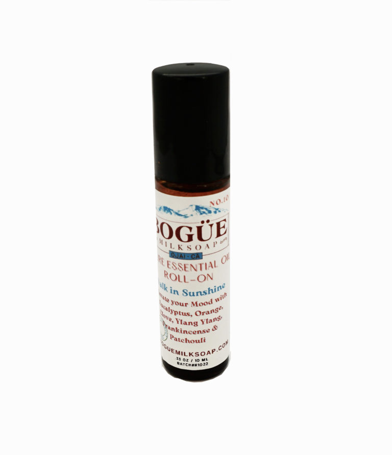 Pure Essential Oil Roll-On No.10 Walking on Sunshine Blend to Elevate your Mood with Eucalyptus & Frankincense