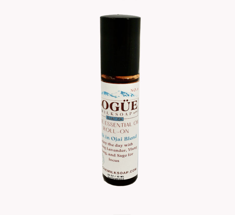 Pure Essential Oil Roll-On Bogue No. 6 Walk in Ojai with local flora Lavender, Sage & Ylang Ylang